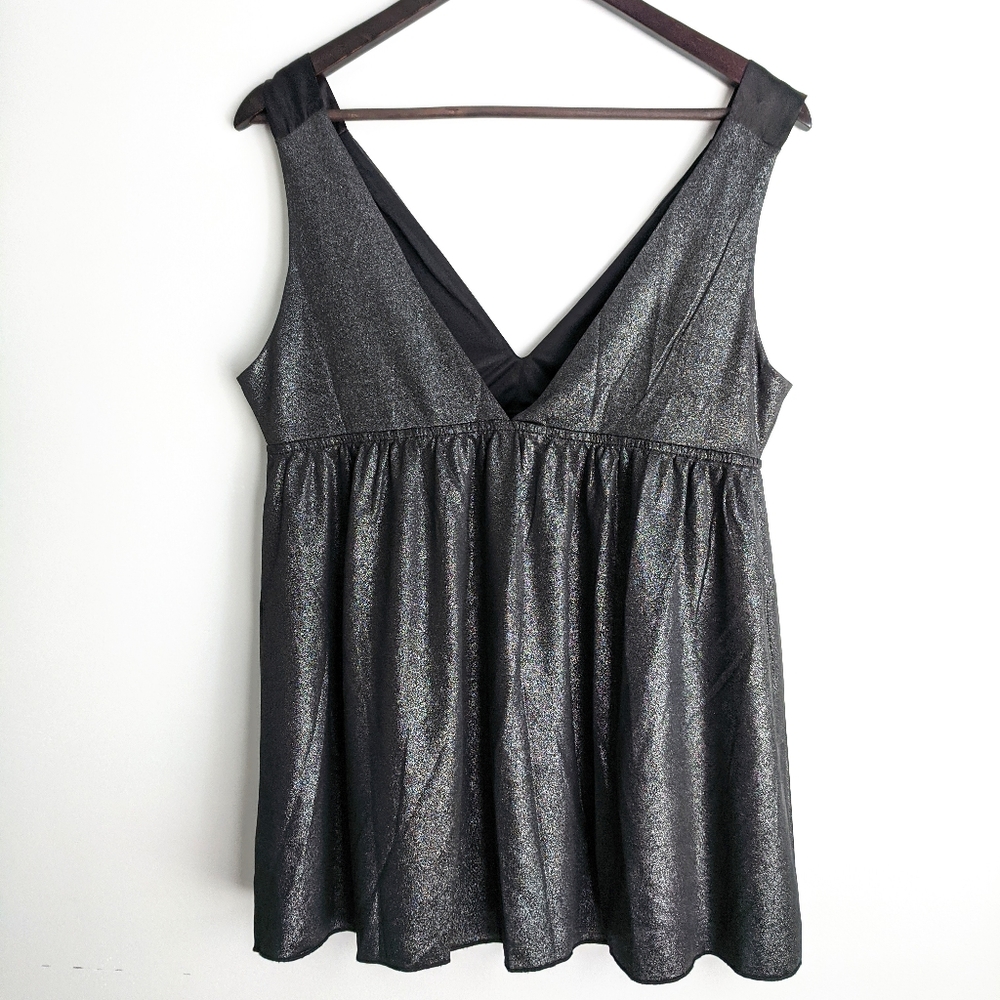 Tramp Large Sleeveless Sparkle Tank